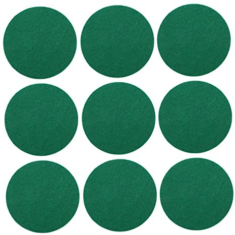 POPETPOP 10stücke Teiliges Rundes Air Hockey Pusher Pad Langlebige Filzaufkleber Für Air Hockey Tisch Verschleißfest Und Einfach Zu Reinigen Als Ersatz Für Alte