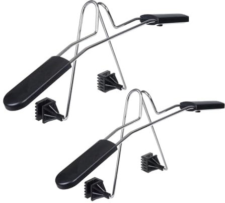 ZXLZHGS 2 Pcs Car Back Seat Hanger Coat, Compatible with Tesla Model Y X S 3, Clothes Jackets Suits Holder Hook Car Accessories,Type A-Black