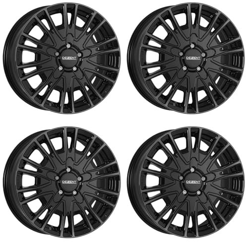 4x Dezent llantas KE black 6.5Jx16 ET55 5x118
