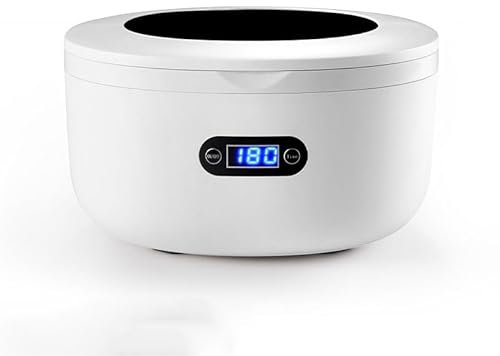 750ml Ultrasonic Jewelry Cleaner, 43 KHz Ultrasonic Cleaner Machine, Silent All-Round Cleaning, for Jewelry, Eyeglasses, Rings, Watch Strap, Dentures, 304 Stainless Steel Tank