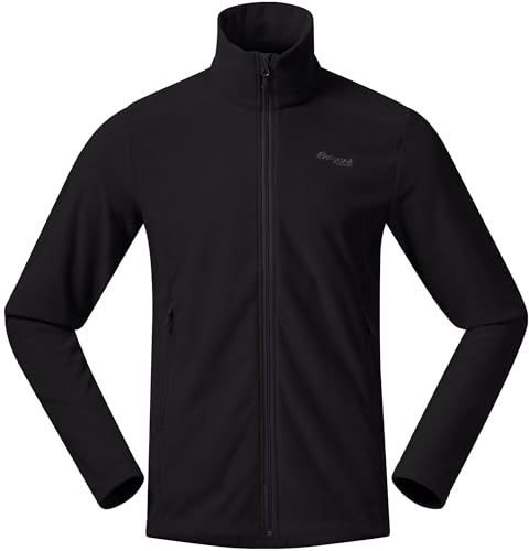 Bergans Herren Finnsnes Fleece Jacke, black, L