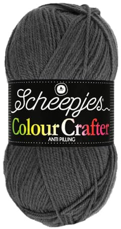Scheepjes Colour Crafter 100g Yarn Ball | Acrylic DK Double Knit Wool | Soft & Anti-Pilling for Knitting, Crochet, Blankets & Amigurumi (1063 Rotterdam)