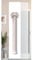 Gardinenbox 2er Set Schiebegardine Flächenvorhang Wildseide Optik und Voile Paneel, 245x45, Säule, 80400