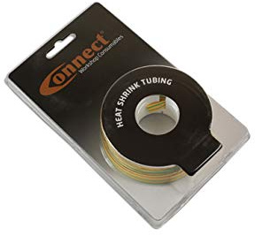 Connect 37292 Yellow / Green Earth 7.0mm Heat Shrink - Roll 3m