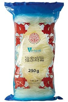 DIAMOND Glasnudeln, lange Glasnudeln, von Natur aus vegan und glutenfrei - 1 x 250 g