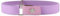 Ladeheid Kinder Gürtel Ohne Schnalle Elastischer Kindergürtel für Jungen und Mädchen 1-6 Jahre 34-65 cm P15G (Violett/Blume)