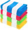 Exclusivo Mezcla 4-Pack Large Microfiber Beach Towels Set, Quick Dry,Pool/Swimming/Bath Towel for Adults/Kids (Blue/Hot Pink/Green/Yellow, 76cm x 152cm), Lightweight and Highly Absorbent