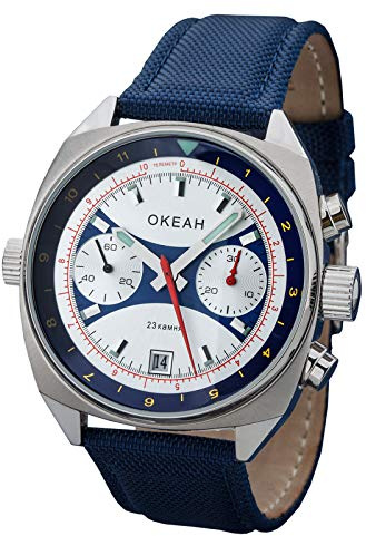 Poljot OKEAN 3133/1981599 Chronograph legendäre russische Militäruhr Ocean OKEAH