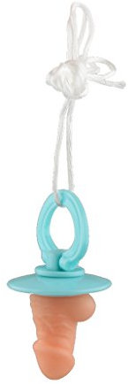 joyMerit Neuheit Dicky Nolens Penis Schnuller Spaß Gag Spielzeug Für Henne Hirsch Nacht Parteien - blau, nackt, 9 x 5cm