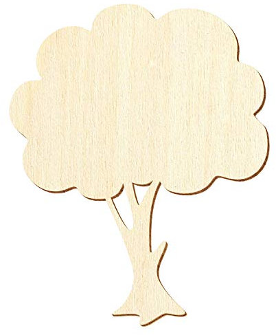 Holz Apfelbaum - Deko Zuschnitte 5-50cm, Größe:20cm, Pack mit:1 Stück