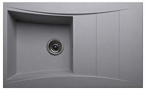 Astini Xeron 1.0 Bowl Grey SMC Synthetic Reversible Kitchen Sink & Waste