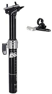 XLC All MTN Teleskopsattelstütze SP-T10B, Ø31,6mm, 400mm, sz, Remote, Hub 125mm