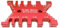 CDIYTOOL Step Depth Gauge, Depth Height Saw Gauge High Precision Tenon Caliper Metric for Router and Table Saw, Woodworking Aluminum Alloy Clarity Depth Gauge Ruler Portable Router DIY Tools (Red)