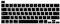 MiNGFi Silikon Koreanisch Tastaturschutz für MacBook Pro 13 M1/M2 A2338 (2020–2023), A2289 (2020), A2251 (2020–2021), Pro 16 A2141 (2019–2021) US/ANSI Tastaturlayout - Schwarz