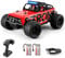 dexinco Ferngesteuertes Auto, RC Auto 4WD, 1/18 Maßstab, 2,4 GHz, 40 km/h Rennwagen Wasserdicht Offroad Monster RC Truck mit 2 Akku 60 Minuten Laufzeit Spielzeug Car -1813 Rot