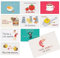 Better Office Products, 50 Stück lustige Dankeskarten, 10,2 x 15,2 cm mit Umschlägen, lustige Wunschkarten, 10 Deckel-Designs, 50 Stück