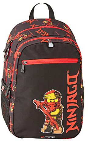 LEGO Small Extended Backpack 20222-2302, Boy Backpack, black, One size EU