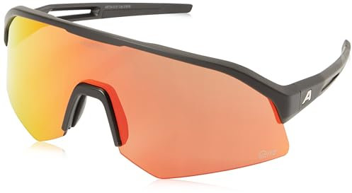 ALPINA Unisex Sonic HR Q-LITE Sonnenbrille, Black matt, One Size