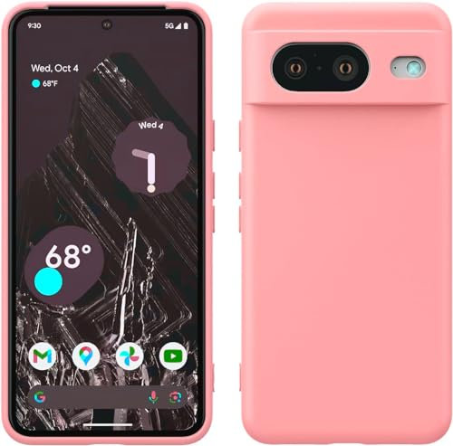 Little Boutik Coque Silicone Rose pour Google Pixel 8