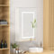Mepplzian 50x70 Illuminated Bathroom Mirror Cabinets,Led Cabinet with Lights 3 Color Adjust,Mirrored Cabinets Wall Mounted with Defogger,Bathroom Mirror with Storage,Lighted Medicine cabient