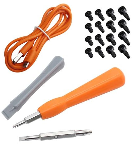 KPTENG Doorbell Screwdriver Set 16Screws Charger Cable Included Doorbell Security Screw Replacement Rings Doorbell Screwdriver