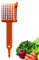 Uozonit Pelapatate per Verdure con Spazzola per pelapatate per Cucina | Pelapatate Portatili | Apribarattoli contagocce grattugia in Acciaio Inox con Manico Lungo