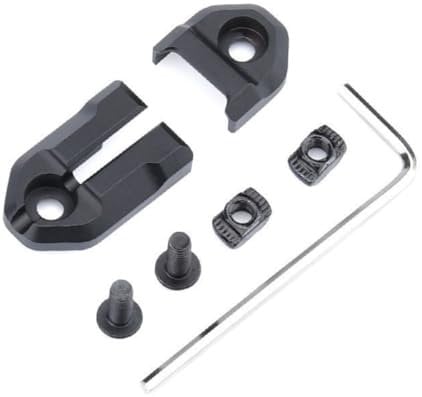 HOUSON Support de commutateur de pression pour lampe de poche tactique, interrupteur de pression Mlok Mlok pour lampes de poche à distance avec clip de câble pour ST07 M300 M600