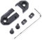 HOUSON Support de commutateur de pression pour lampe de poche tactique, interrupteur de pression Mlok Mlok pour lampes de poche à distance avec clip de câble pour ST07 M300 M600