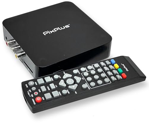 ATSC Digital Converter Box for TV, HDMI Cable Recording Recording Function Output USB LED Timer Display 64GB