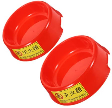 UKCOCO 2 Stück Feuerlöscher-Ständer Feuerlöscher-Halterung Basis Aus Kunststoff Feuerlöscher-Halterung Feuerlöscher-Halterung Bodenständer Für Feuerlöscher-Zubehör Rot