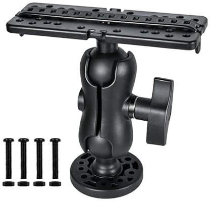 Kayak Mounting Plate,Fish Finders & Depth Finders with High Strength | Fish Finder Mount Large Stable Base Design for Boat Yacht