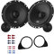 JBL Stage161CFS Lautsprecher mit Einbauset passend für FIAT 500 2007-2016 Seitenteil Heck 450 Watt 165mm 2 Wege Kompo