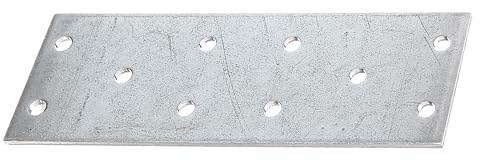 Alberts 820442 Lochplatte | sendzimirverzinkt | 300 x 100 x 2 mm | 25er Set