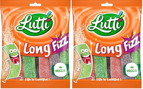 Lutti Long Fizz 100 g (Lot de 2)