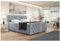 MEBLINI Boxspringbett mit Bettkasten - Gepolstert Doppelbett mit Matratze und Topper - Polsterbett mit Stauraum - Bett mit Kopfteil - Seniorenbett - Pedro - 160x200 - H3B/Grau Samt