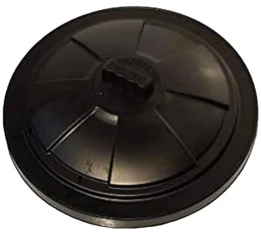 Neat. Replacement Lid for 80/85L Garden Bins and Dustbins - Durable Plastic Cover with Secure Fit, Weather-Resistant and Impact-Resistant for Waste Management, Black, Pack of 1