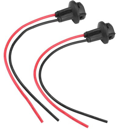 Flaconi 2PCS Support de Douille D'ampoule de Voiture,Douille Porte Ampoule Clignotant,Connecteur Prise T10 W5W 168 194,Ampoule Douille Extension Connecteur,pour Voiture Vélos Samions Remorques Bateaux