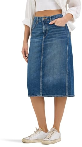 Lee Women's Legendary Denim Skirt, Eat It Up, 12