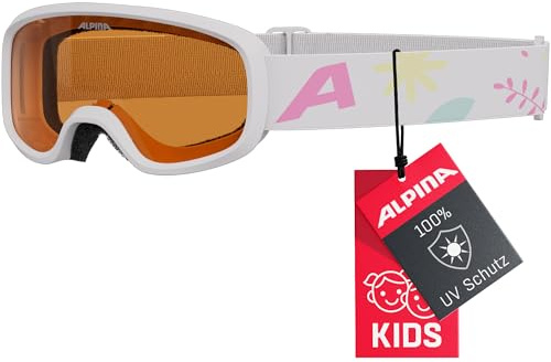 ALPINA Kinder Carvy 2.0 CARVY 2.0 Skibrille, white matt, One Size