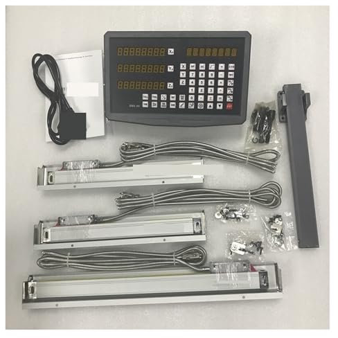 Lineare Skala mit digitaler Anzeige Hohe Genauigkeit 3 ​​Achsenbohrer/Drehmaschine/Fräsmaschine Digitalanzeige und 3 Stück lineare Waagen/lineares Sensorsystem