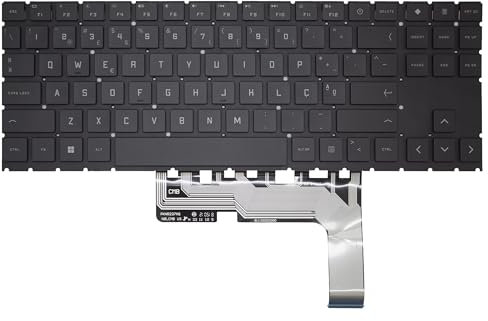 Multilingual layoutRGB Colorful Backlit Keyboard for HP Omen 15-EN 15-EN1013DX Version 2 (Not fit for Version 1) (Português/Portuguese)