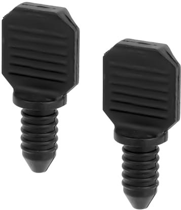 Tinoaly 2pz Tappi per Tubo di Scarico Lavatrice, in Plastica Compatibili con Lavatrici LG Sostituisce 5006ER3009A 5006EN3015A AGF76163711 (Nero)
