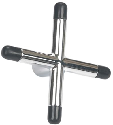 APLVFFZH Ponte per Stecca da Biliardo Rastrello per Biliardo Testa di Supporto Strumento di Gioco Accessorio per Personalizzare Il Adatto per Part, Nero Argento