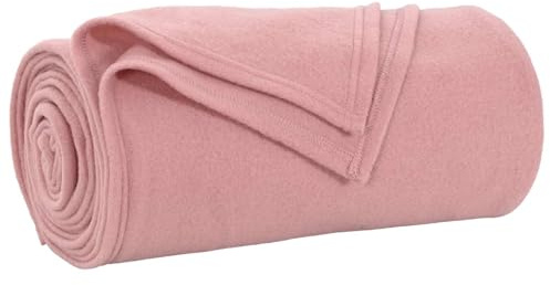 vidaXL Wohndecke Rosa 170 x 130 cm 0.31 kg Fleece