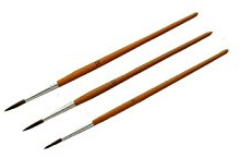 Savy 1751004 Lot de 3 Pinceaux aquarelle N04/08/14