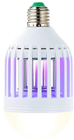 Exbuster Insektenvernichter: 2in1-UV-Insektenkiller und LED-Lampe, E27, 9 W, 550 Lumen, neutralweiß (Mückenkiller, Insektenvernichter Lampe, Leuchtmittel)