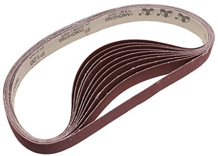 MagiDeal Oxid Schleifbänder Schleifband Bandschleifer 25x762mm 10Stk - 120 Grit