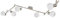 Lindby Deckenlampe Glas Metall, Deckenstrahler drehbar, schwenkbar, Deckenleuchte 6x E14 max. 40W, ohne Leuchtmittel, Lampe Wohnzimmer, Küchenlampe