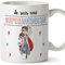 MUGFFINS (Taza en francés) médico. Tazas Originales de café y Desayuno para obreros Profesionales. Soy Super Doctor. Cerámica 350 ml.
