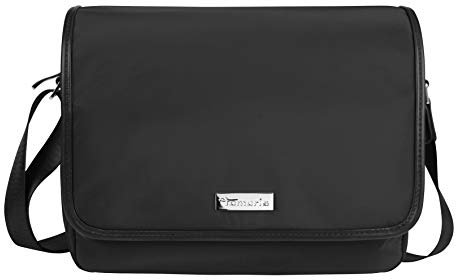 Tamaris Edition Messenger Bag, Umhängetasche Businesstasche, Damen und Herren Tasche, Schwarz